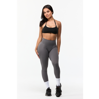 Front view of Signature Contour Leggings in Charcoal – Sculpting Activewear for Women by MXVE