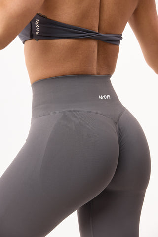 Signature Twist Bra - Charcoal